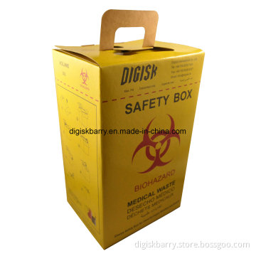 15L Safety Box for Hospital Used Syringes, Sharps (Yellow Color)